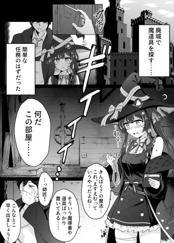 廃城探索にてえっちな魔法を見つけてしまう師弟 cover
