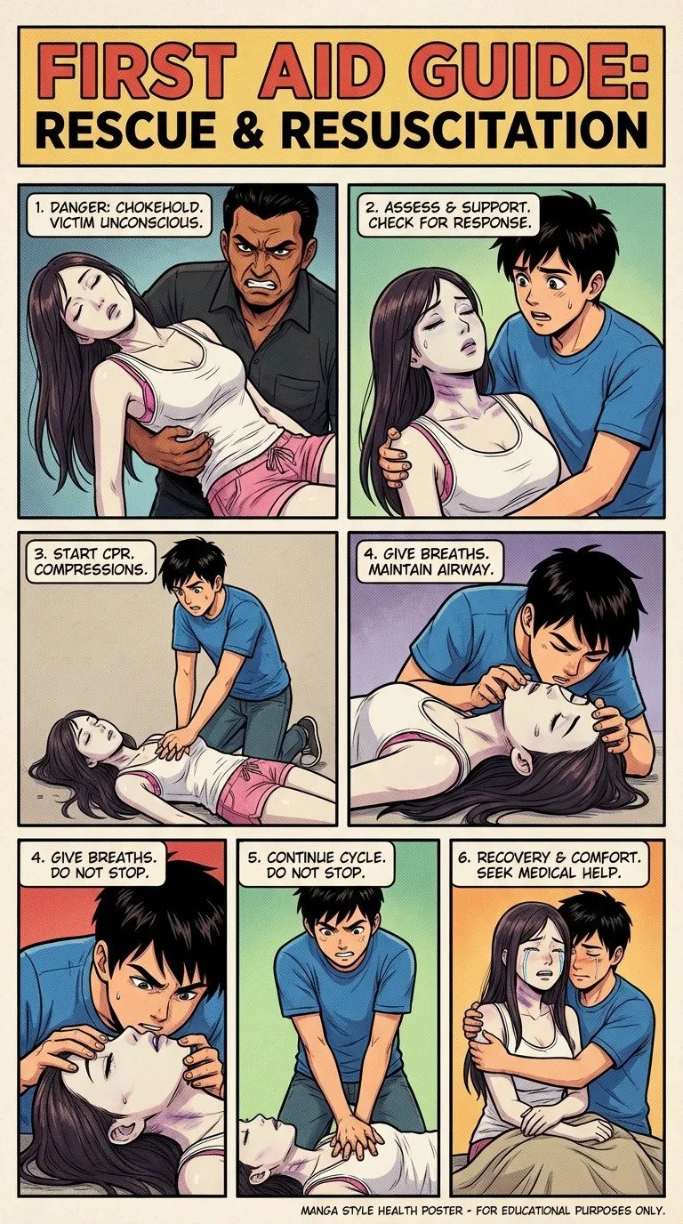 Safety Poster 3: Chokehold Victim page 1 full