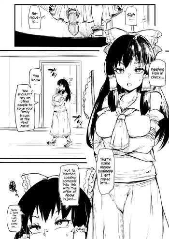 Futanari Flan-chan Training Reimu cover