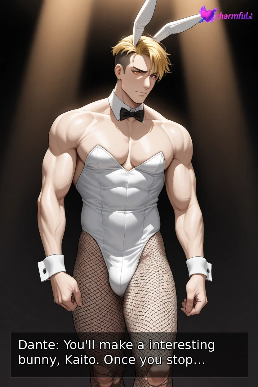 Bunny Boy's Humiliation: Kaito's Night at Club Nocturne page 10 full