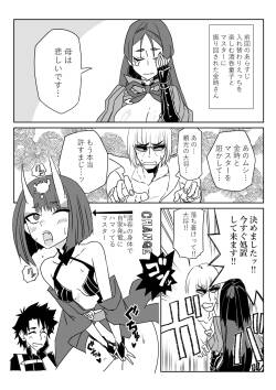 [京唄麻呂] 入れ替わったマスターと酒呑と金時と頼光ママ (Fate/Grand Order)