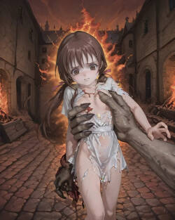 Ayumi - The Kindom's Walls Fall Down - Monster Ganbang [Ai Generated]