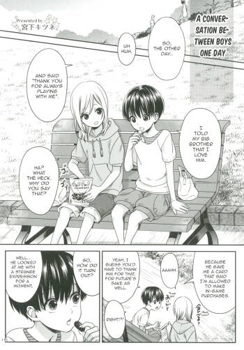 - A conversation between boys one day cover