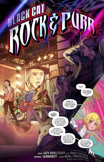 Black cat – Rock & Purr cover