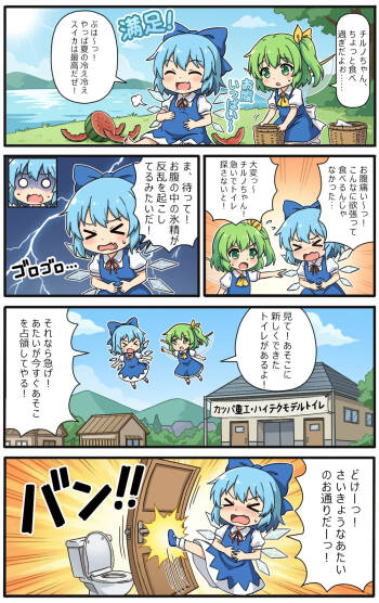 Cirno to Nazo no Funsui Button cover