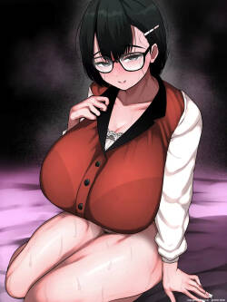 ネットで知り合った地味眼鏡爆乳とお友達交尾しちゃう話