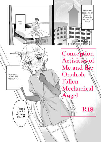 Onaho Ochishita Kikai Tenshisama to Ore no Ninshin Katsudou | Conception Activities of Me and the Onahole Fallen Mechanical Angel cover