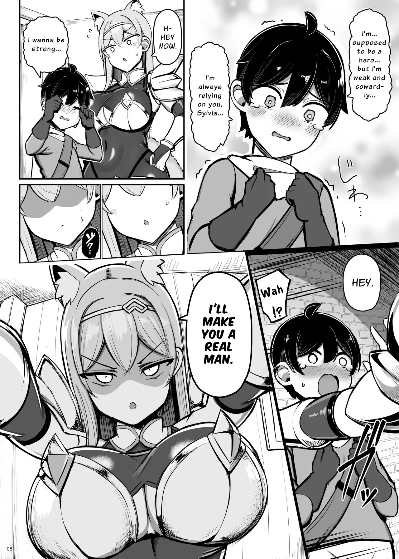 Saikyou Onna Kishi Yowayowa Yuusha ni Amaama Shasei Shugyou | The Ultimate Knightess Gives A Weakling Hero Sweet Ejaculation Training page 8 full