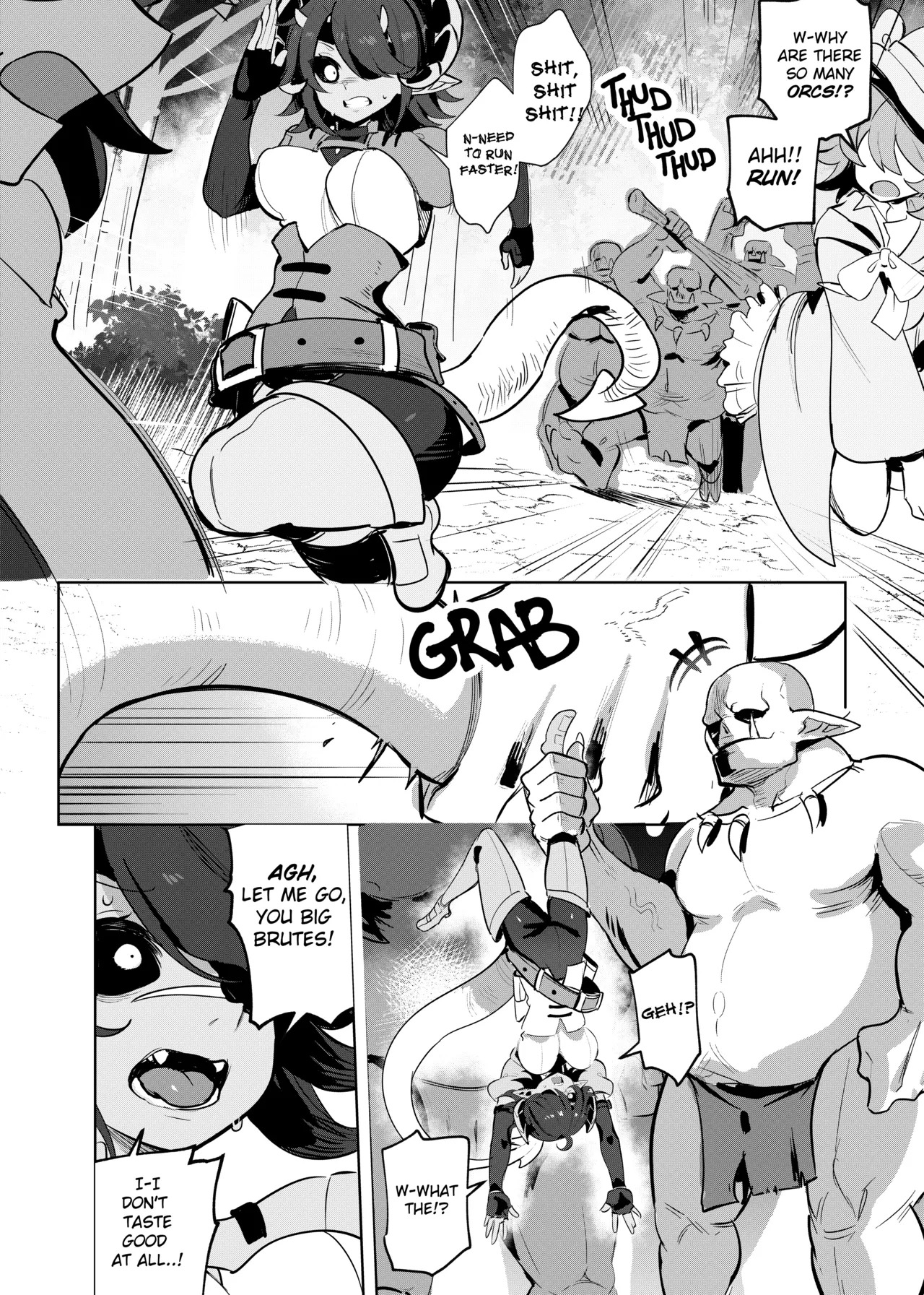 Zafira vs Orcs! Who will win? 💢 page 1 full