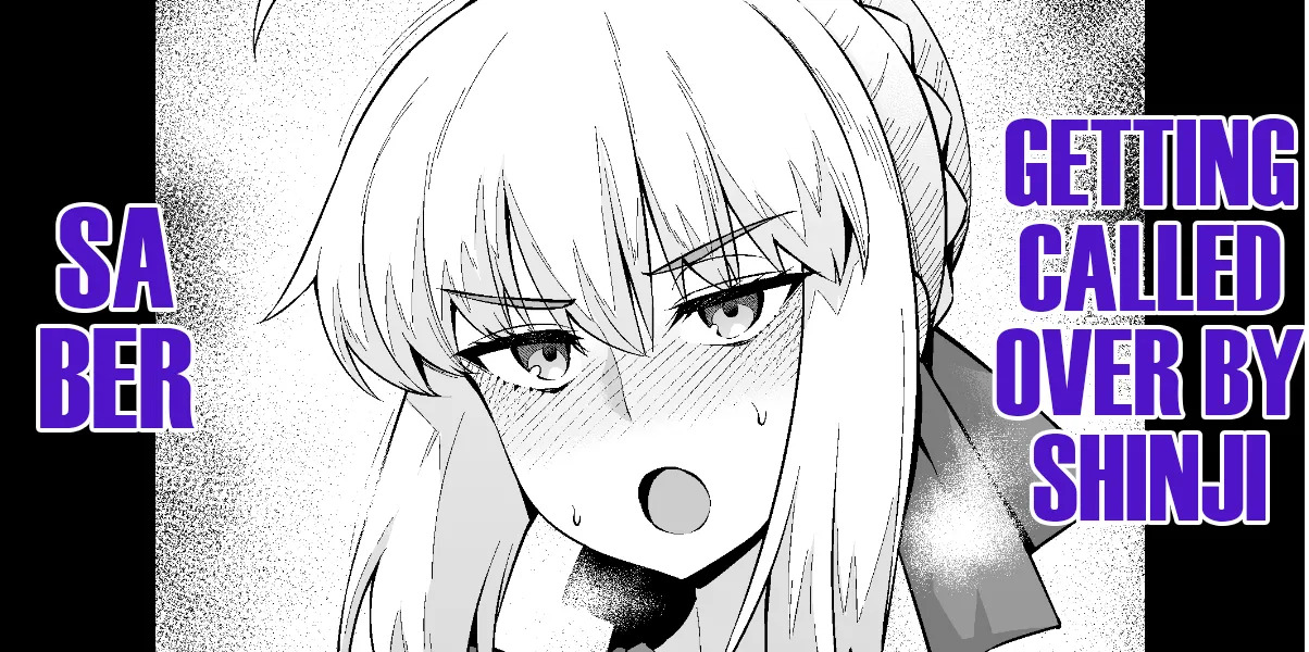 Saber, Taiiku Souko de... +  Artoria, Botebara Bloomer de Shinji to… | Saber, Getting Called Over by Shinji + Pregnant Artoria, in Bloomers with Shinji... page 1 full