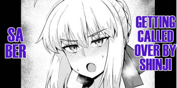 Saber, Taiiku Souko de... +  Artoria, Botebara Bloomer de Shinji to… | Saber, Getting Called Over by Shinji + Pregnant Artoria, in Bloomers with Shinji... cover
