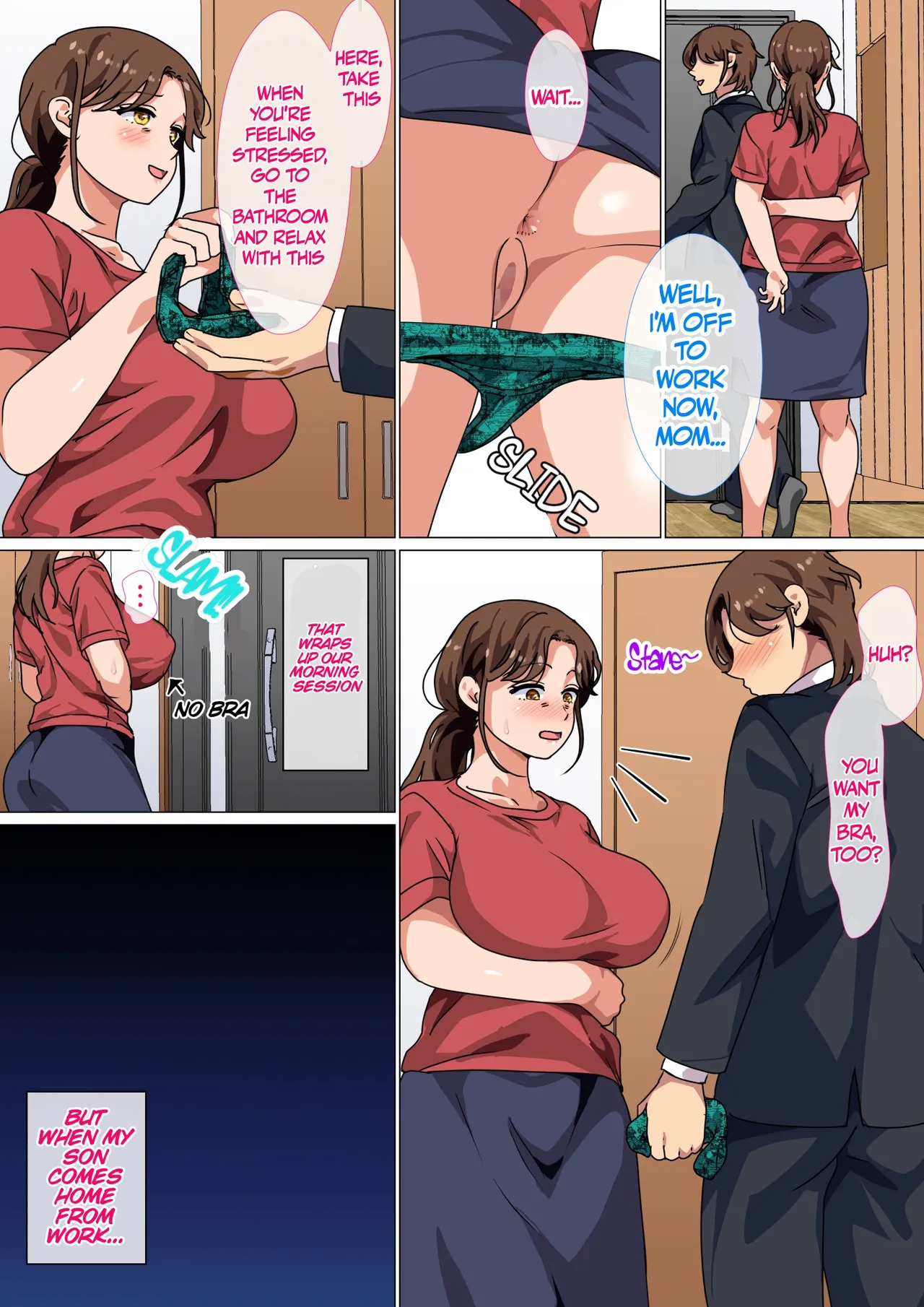 Musuko no Tsuyosugiru Seiyoku o Kaishou Suru no wa Haha no Tsutome desu! | It's a Mother's duty to take care of her son's Sexual Needs! page 9 full