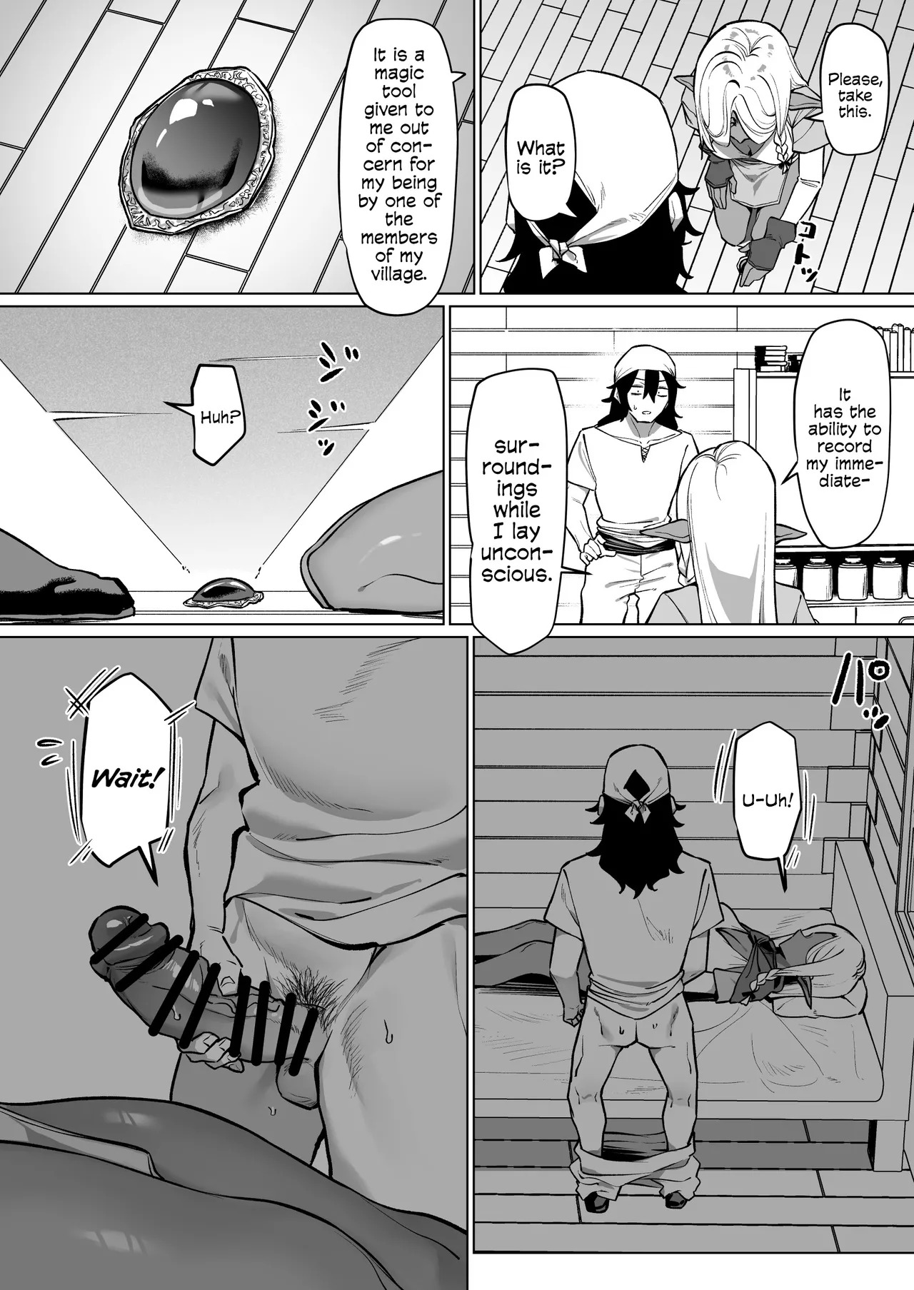 A Dark Elf Returned The Favour After I Saved Her | Kasshoku Elf o Tasuketara Ongaeshi Sareta Hanashi page 4 full