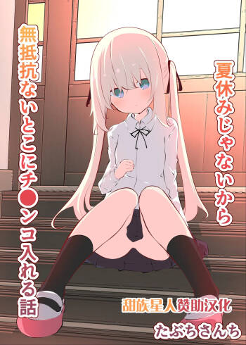 Natsuyasumi janai kara, muteikou nai toko ni chinko ireru hanashi cover