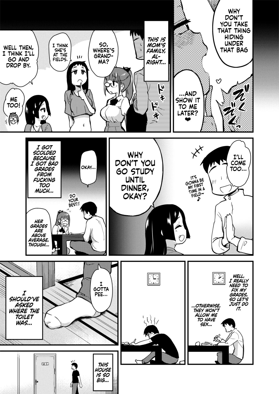 H na Fuushuu ga Aru Gibo no Inaka de, Shotaimen no Juumai to H Suru Hanashi. | Having Sex With My Cousin Whom I’ve Just Met in My Step Mom’s Hometown Where They Have Obscene Customs.   Decensore page 9 full