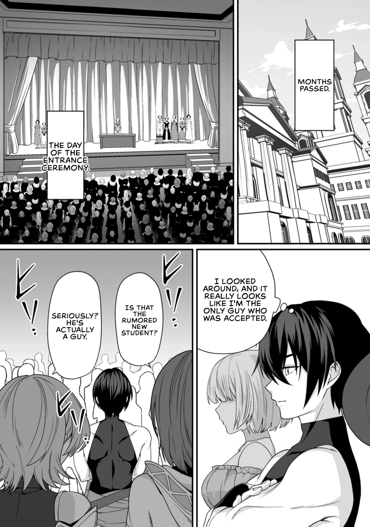 I, the Only Male Knight in a Chastity-Reversed World, Entered the Female Knight Academy and Was Treated as a Hero for Some Reason: Unrivaled in the Harem with My Unequaled Skills page 4 full