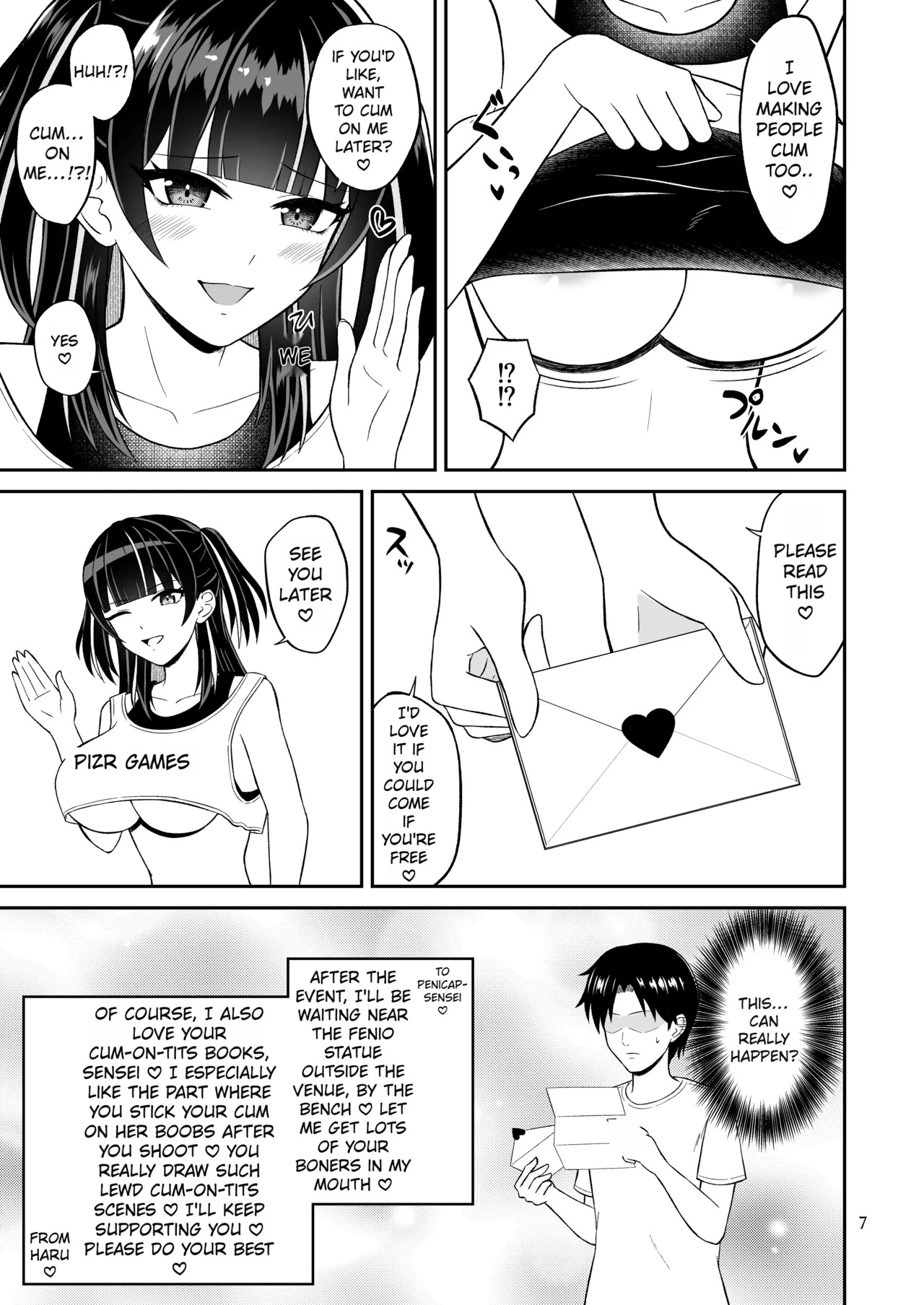 Let's do a titjob like in an erotic doujinshi ♡ page 7 full