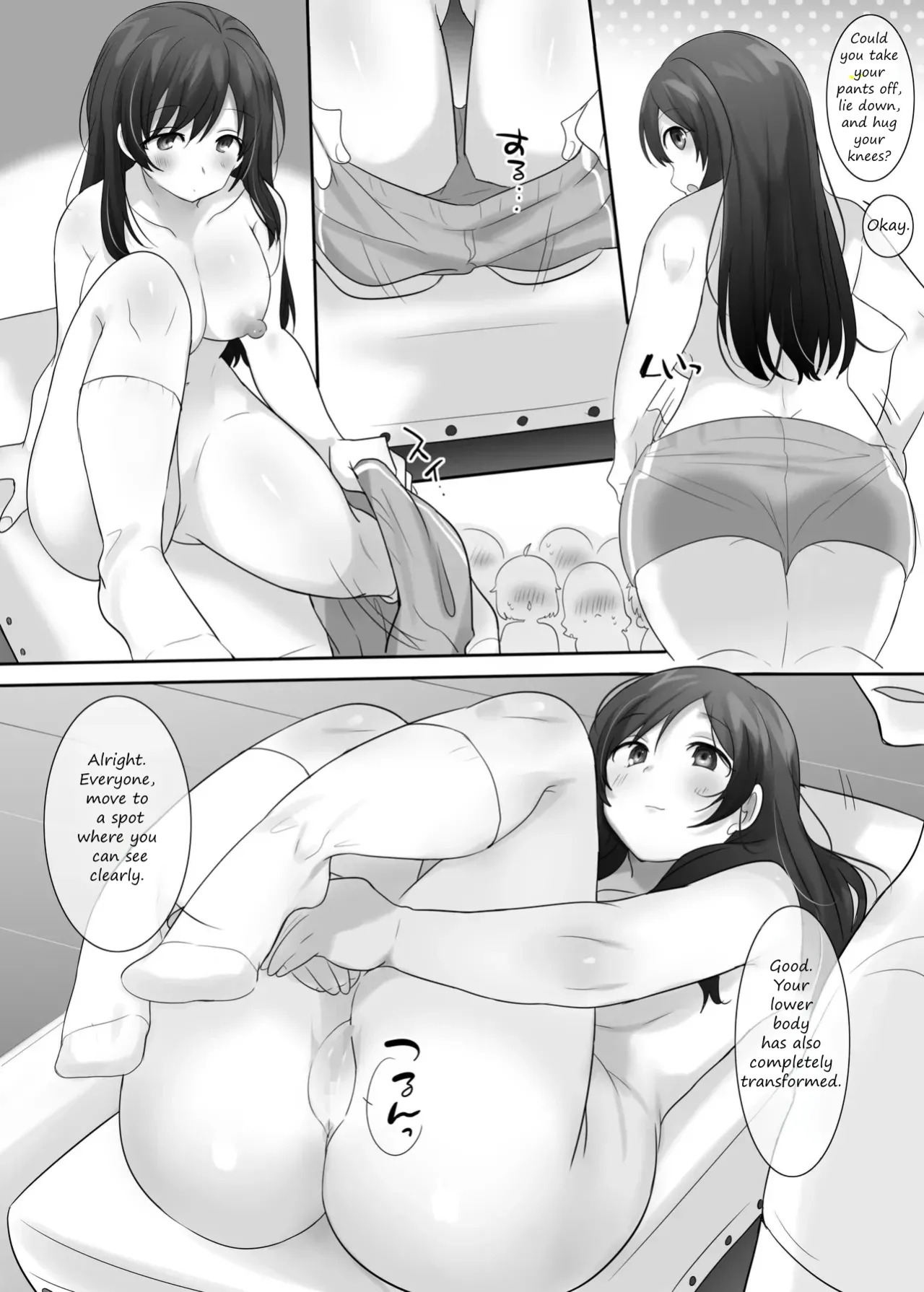 TS Hoken Taiiku Kurasu Zennin Nyotaika Jugyou 1-4 page 9 full