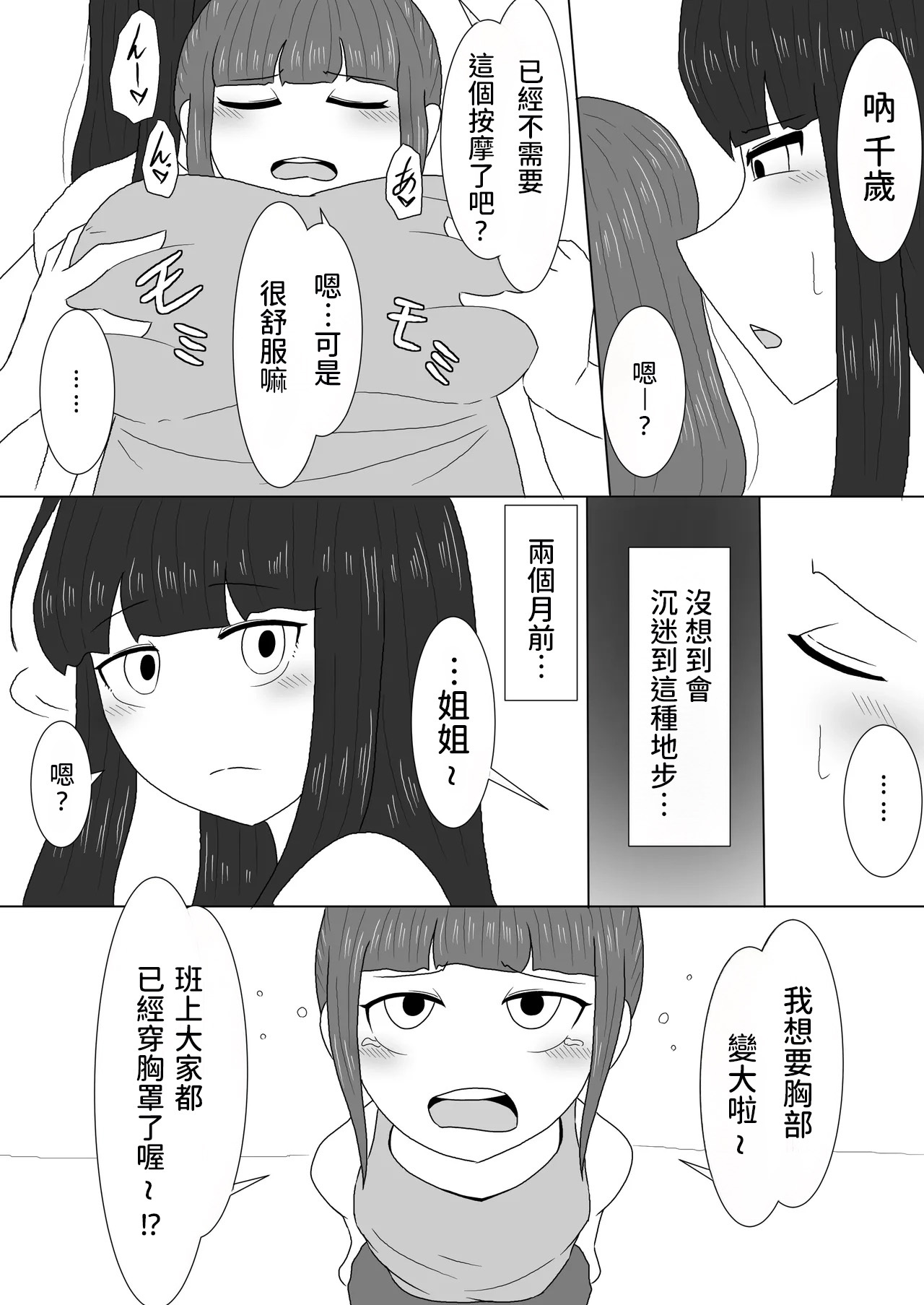 Massage to Itsuwatte Imouto no Hinnyuu o Mainichi Monde Itara Kyuuseichou Shichatta Hanashi page 2 full