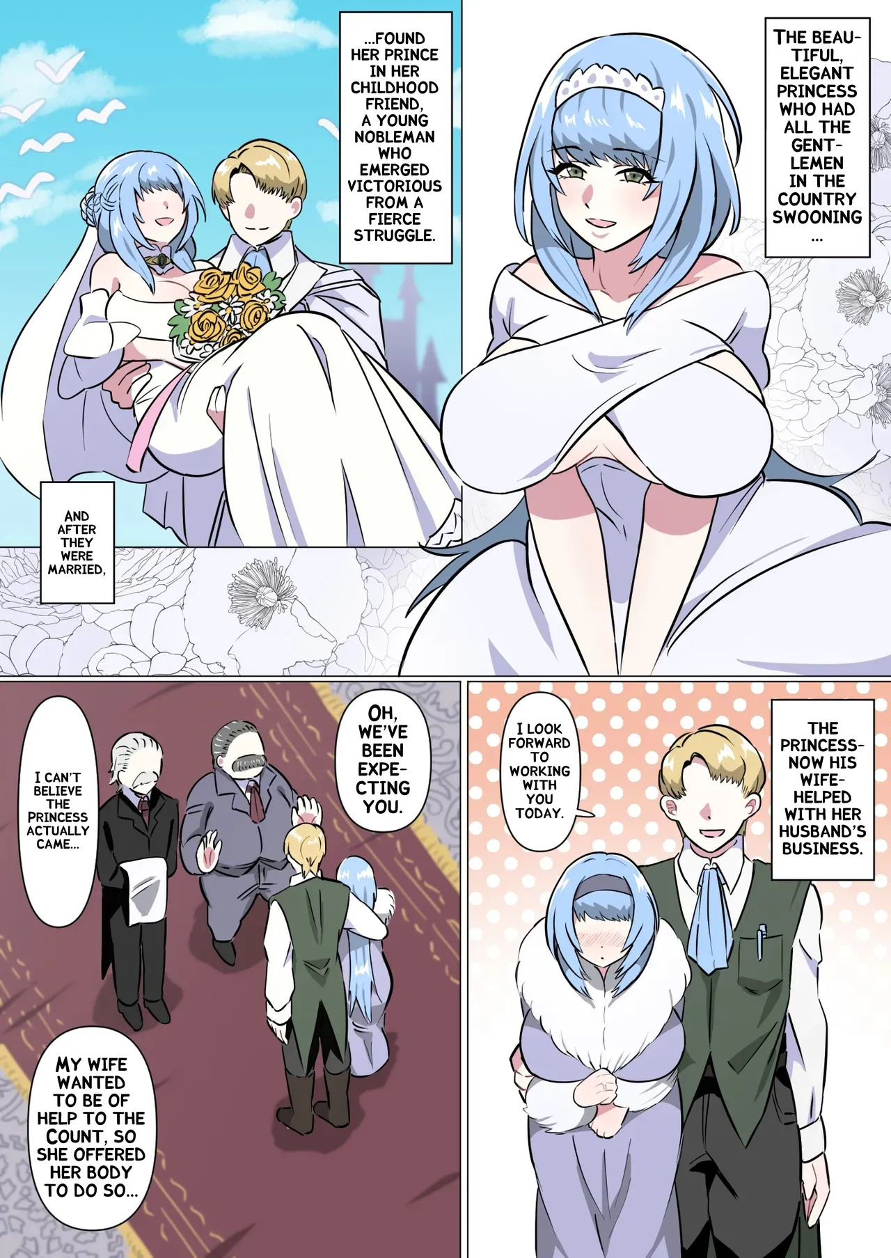 The Married Princess's Large-Clit Door-to-Door Sales page 1 full