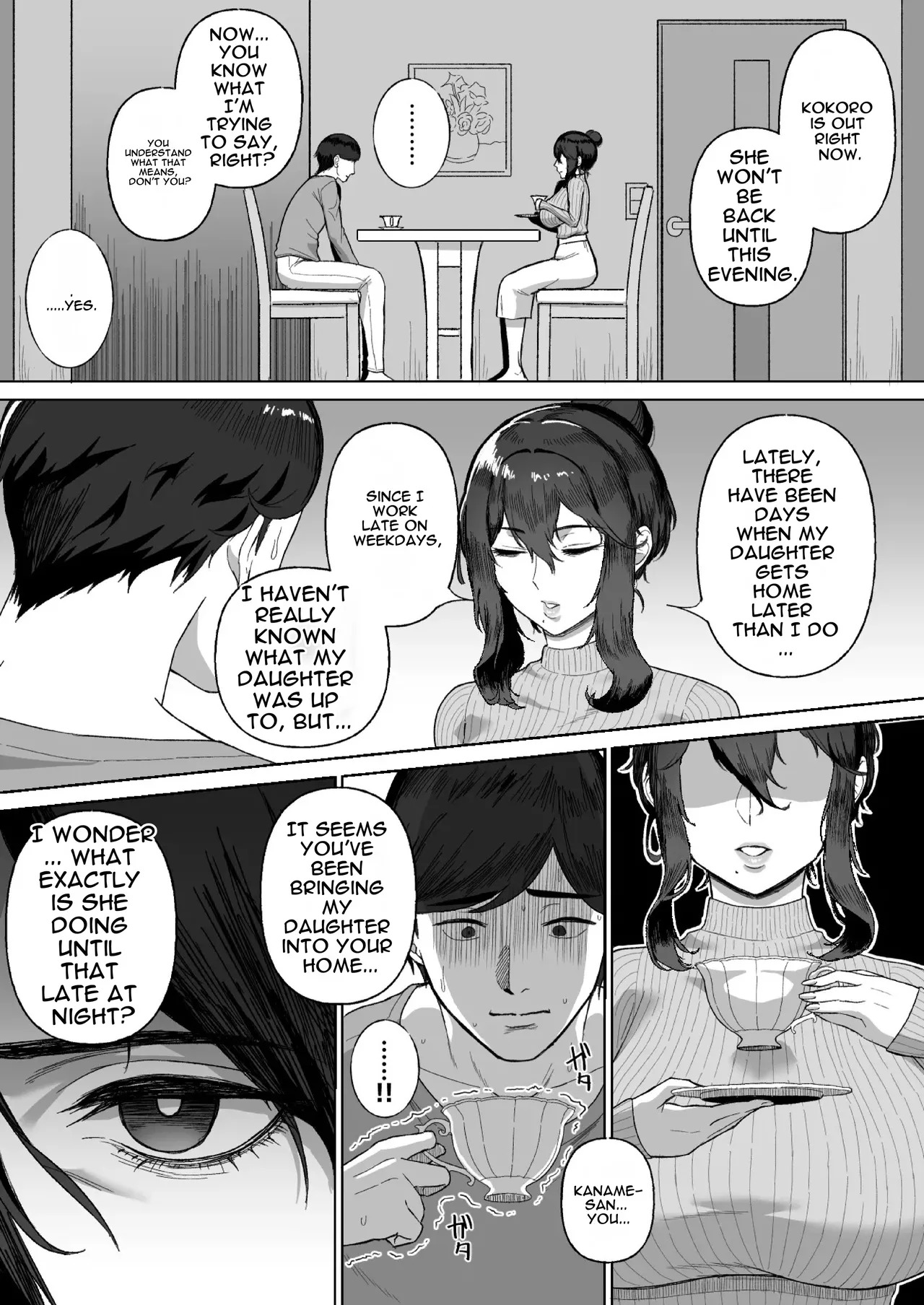 Otonari no Downer Oyako ni Shiboritorareru Hanashi page 7 full