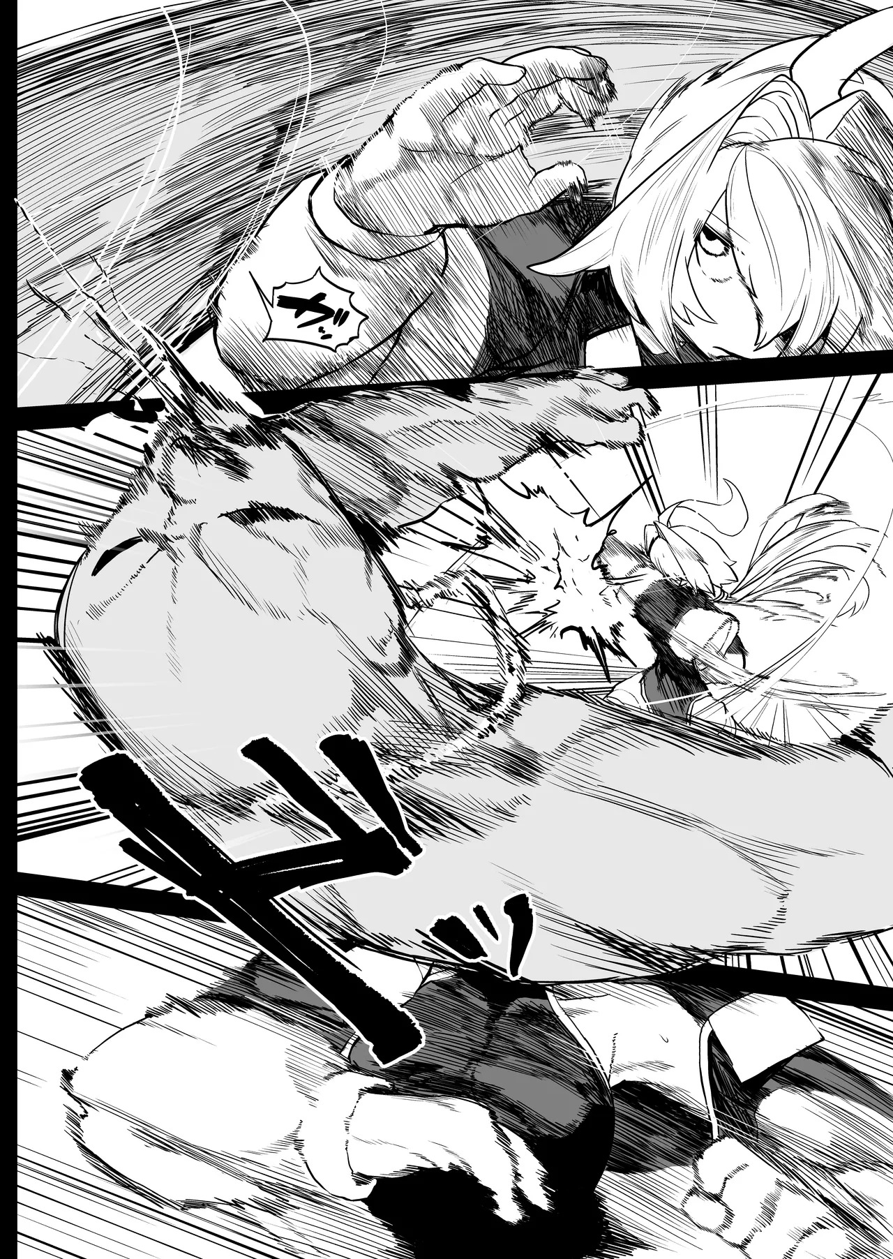 Sange ~Saikyou Kakutoumusume Mesu Ochi Rape~ | Scattered Blossom ~Strongest Female Martial Artist's Femcorrupting Violation~ page 10 full