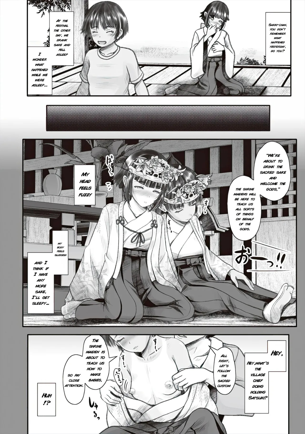 Village of Old Customs: The Strange Festival – Day 2 ~Apprentice Shrine Maiden's Lust Corruption~ | Shoujo Kumikyoku 37 page 6 full