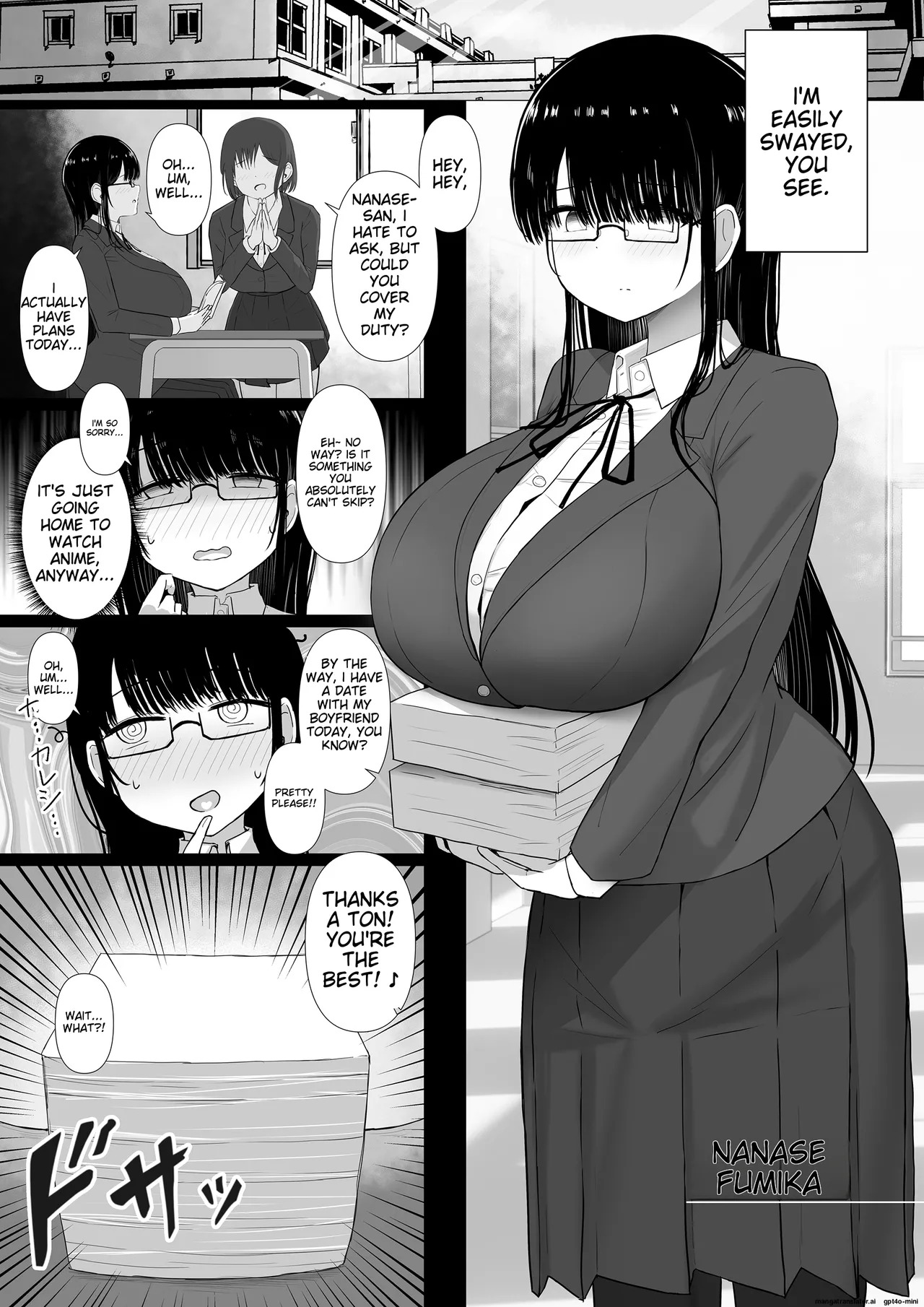 A timid, plain-looking woman with big breasts is swept away and falls into the trap of becoming a playboy's sex friend page 2 full