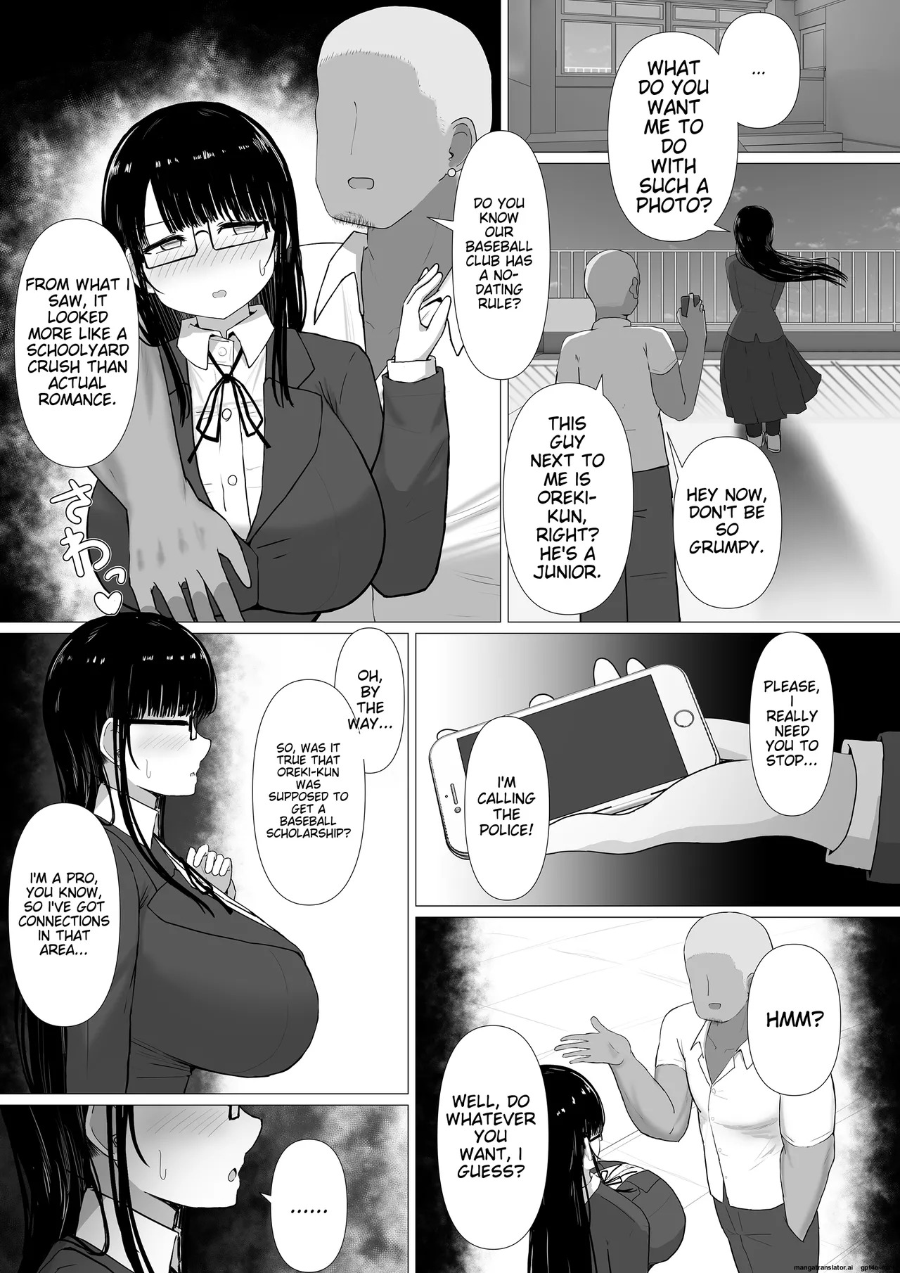 A timid, plain-looking woman with big breasts is swept away and falls into the trap of becoming a playboy's sex friend page 8 full