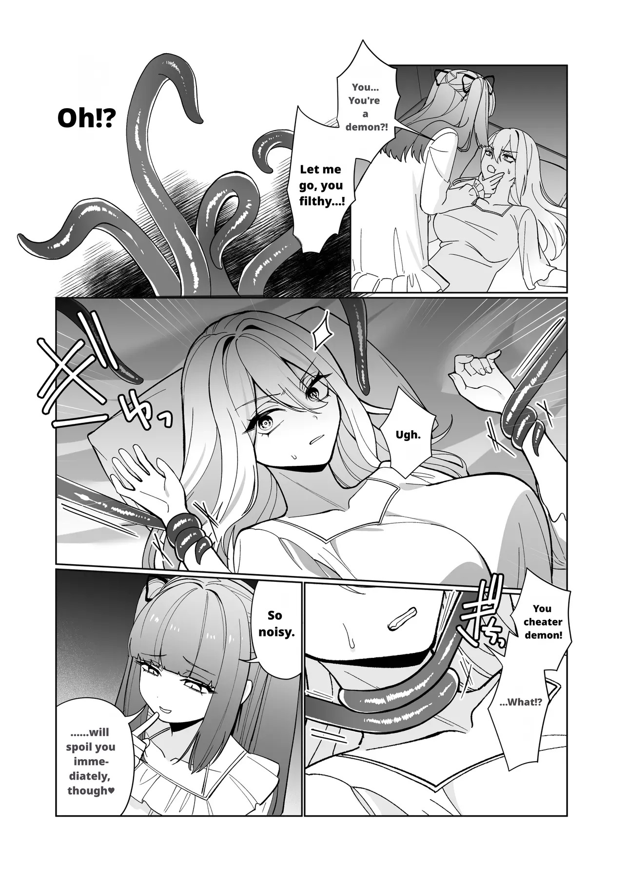Onna Kishi ga, Mesugaki Futa Succubus ni Kateru Wake Nai Darou! page 7 full
