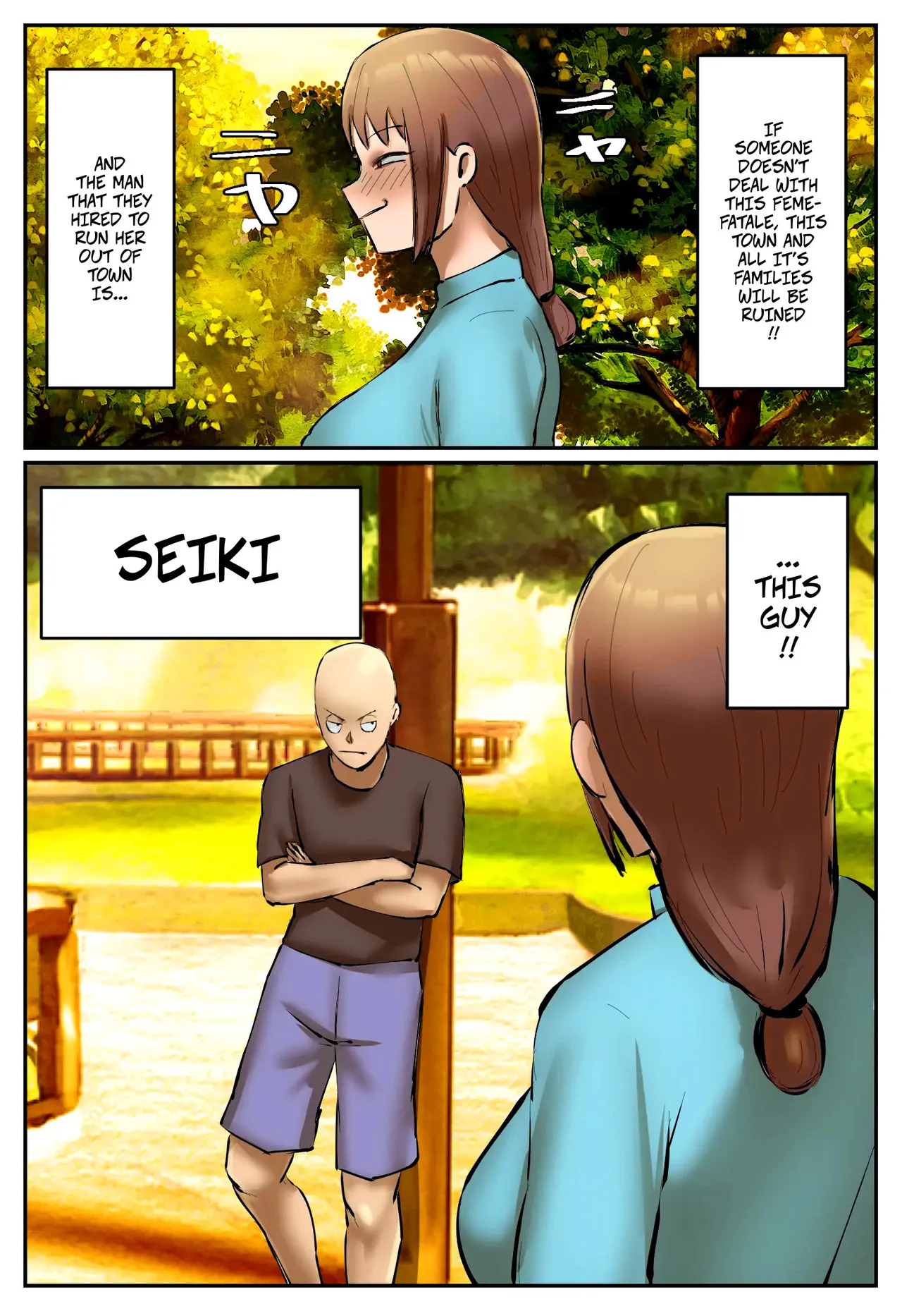 My Part-Time Job Is To Get Revenge: The Loose Woman -- Fukushuu Yami Beit "Machi no Keikan ga Kowareru Kono Oppai Onna o Oidashite Hoshii" page 6 full