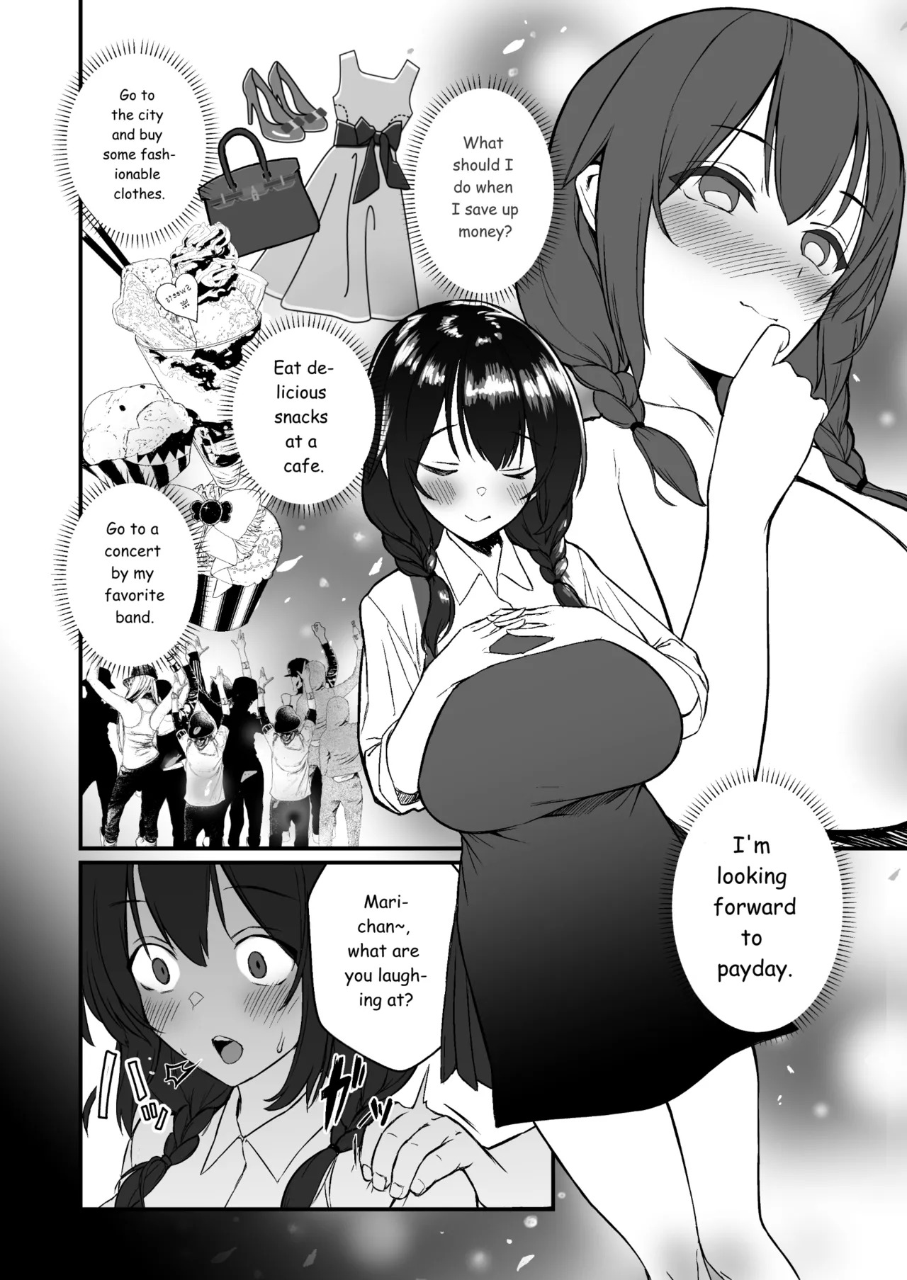 Jinsei Shuuryou Arbeit ~Kyonyuu Shoujo wa Sekuhara Tenchou ni Haramasareru~ page 4 full