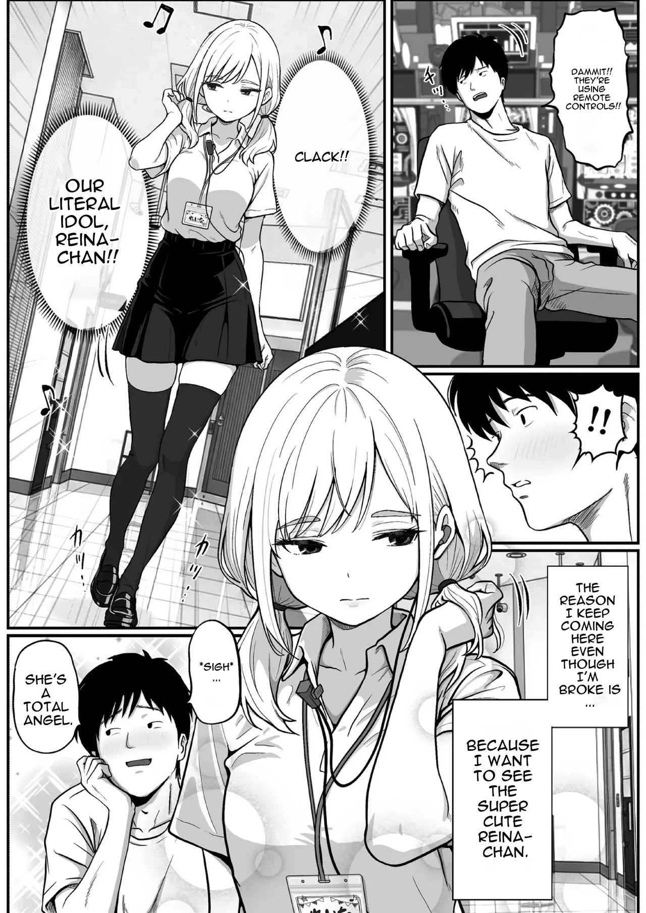 Pachi-ya no Idol Tenin Reina-chan o Onaho ni Shita Hanashi page 5 full