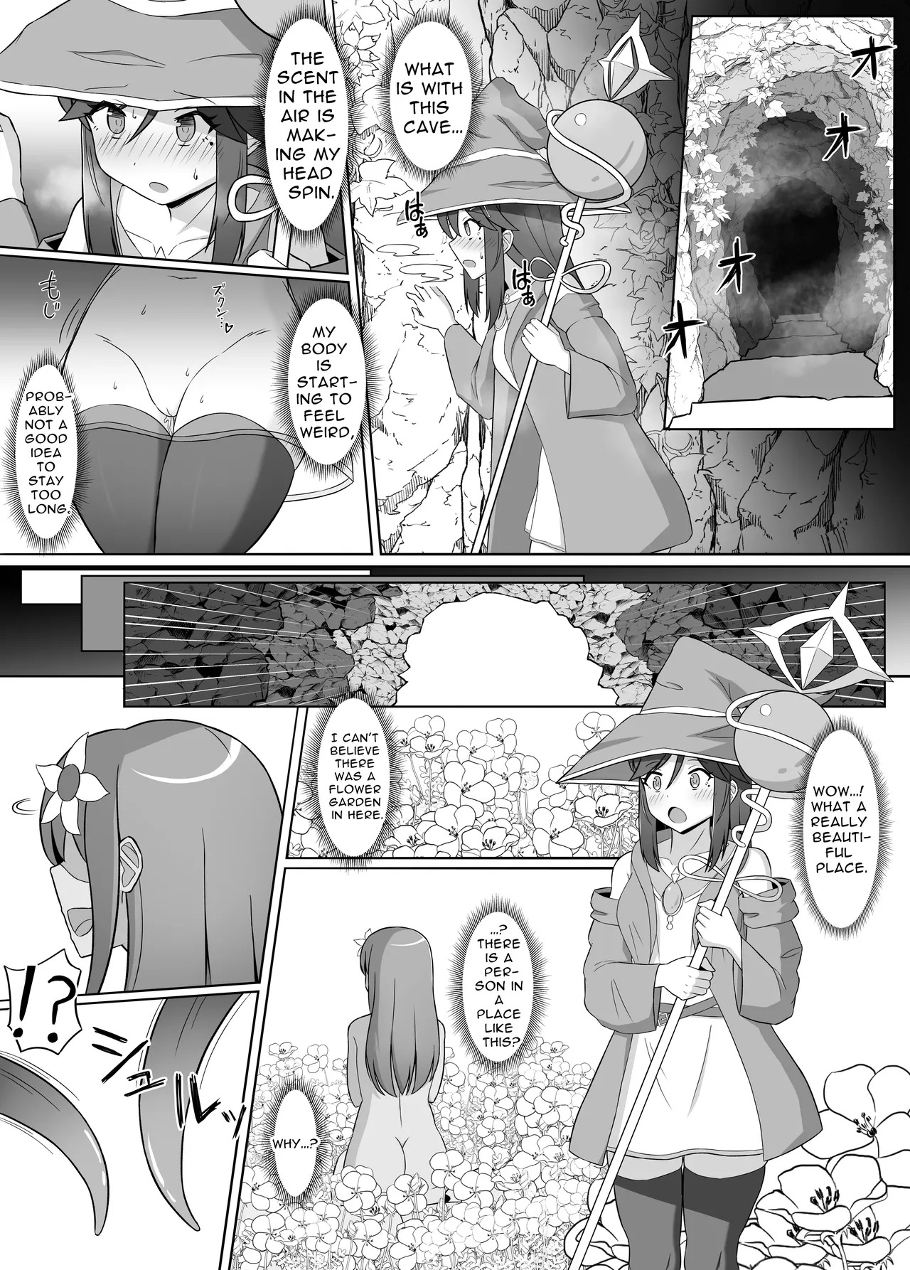 Kuro ni Somaru Yuri 2 ~Alraune Ochi Shita Osananajimi ni Karada o Mushibamarete Iku Hanashi~ | Yuri Dyed in Black 2 ~The Story of a Childhood Friend Who Fell to an Alraune and Is Now Being Consumed by Her~  Dere Translat page 5 full