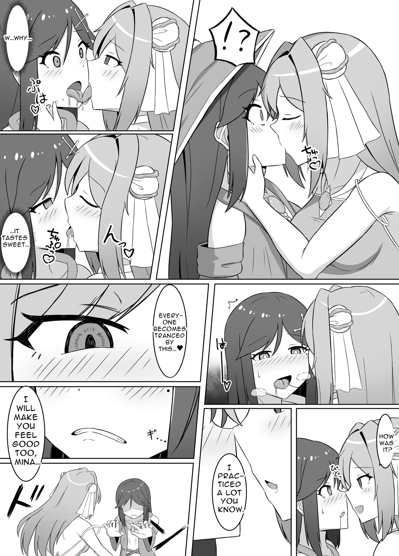 Kuro ni Somaru Yuri 2 ~Alraune Ochi Shita Osananajimi ni Karada o Mushibamarete Iku Hanashi~ | Yuri Dyed in Black 2 ~The Story of a Childhood Friend Who Fell to an Alraune and Is Now Being Consumed by Her~  Dere Translat page 8 full