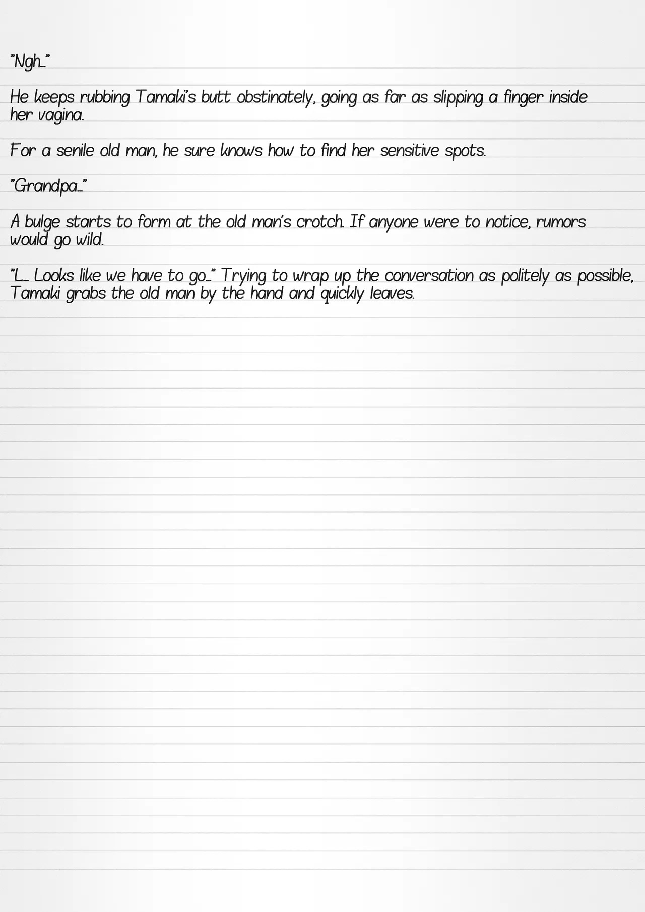 Misuke's Short Stories 33 - Tamaki's Volunteer Activities page 6 full