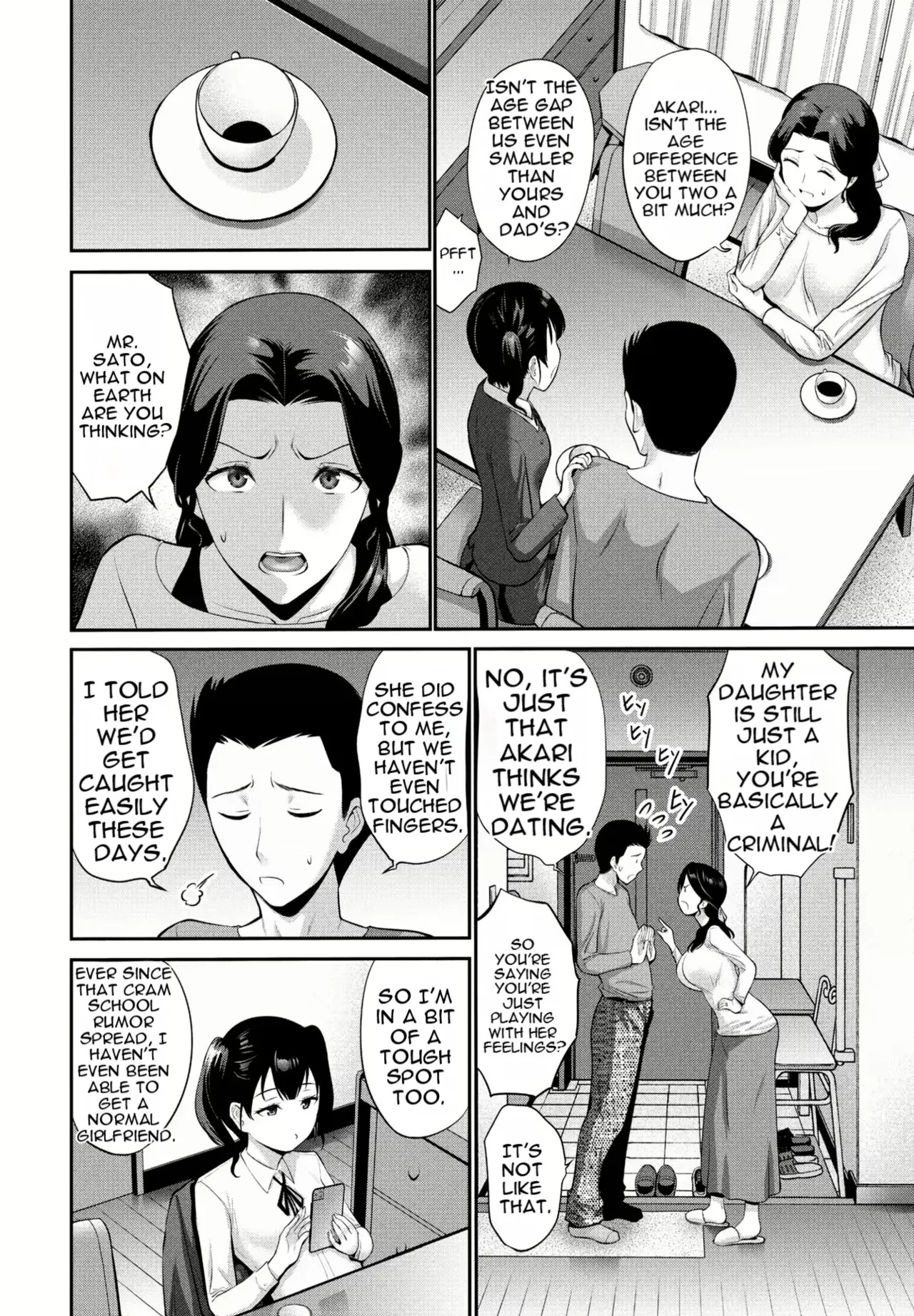 Musume no Kare Zenpen | Daughter's Boyfriend Part 1 page 2 full