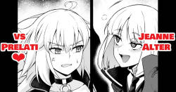 Jan'nuoruta, purerāti ni karama rete…❤ - Jeanne alter, entangled with Prelati...♥