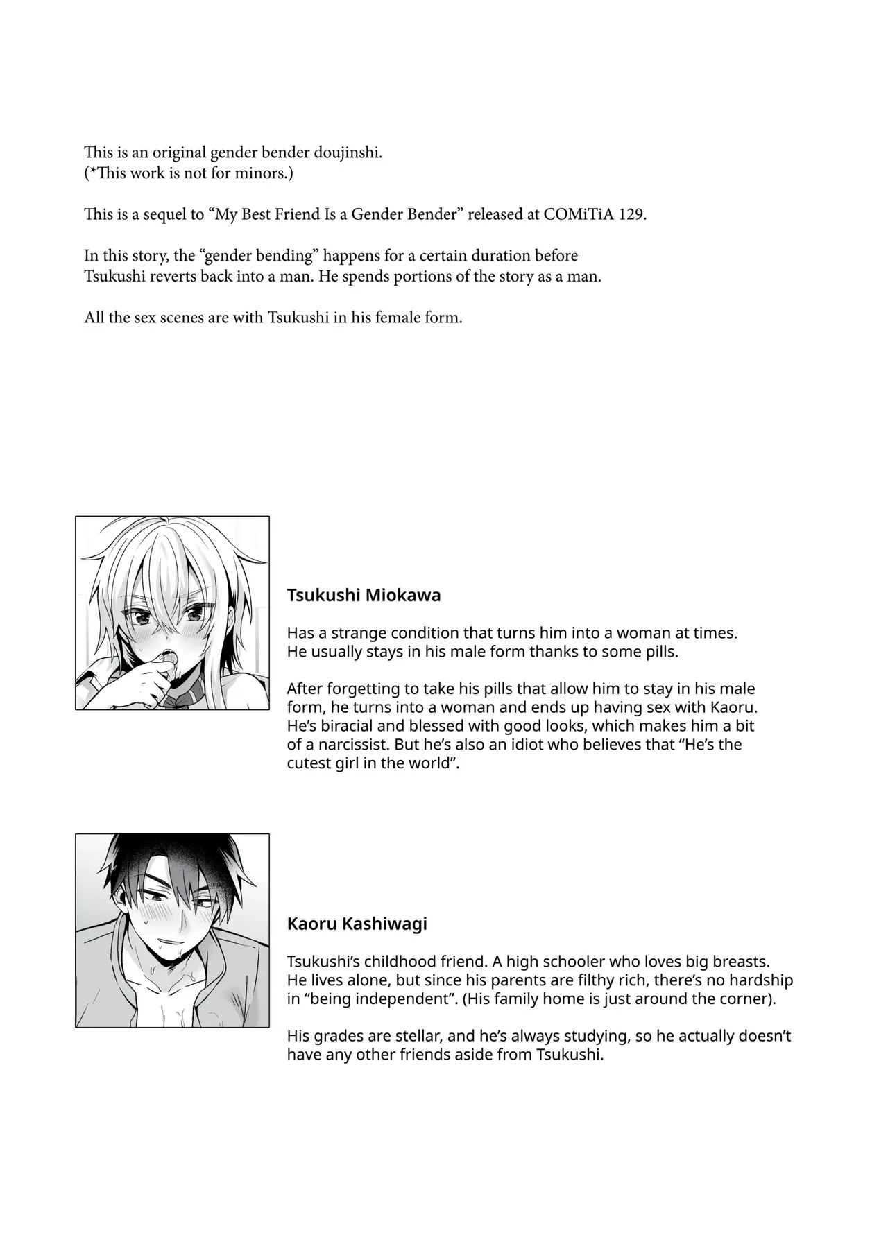 Uten Ameka My Best Friend is a Gender Bender 1.5 page 2 full