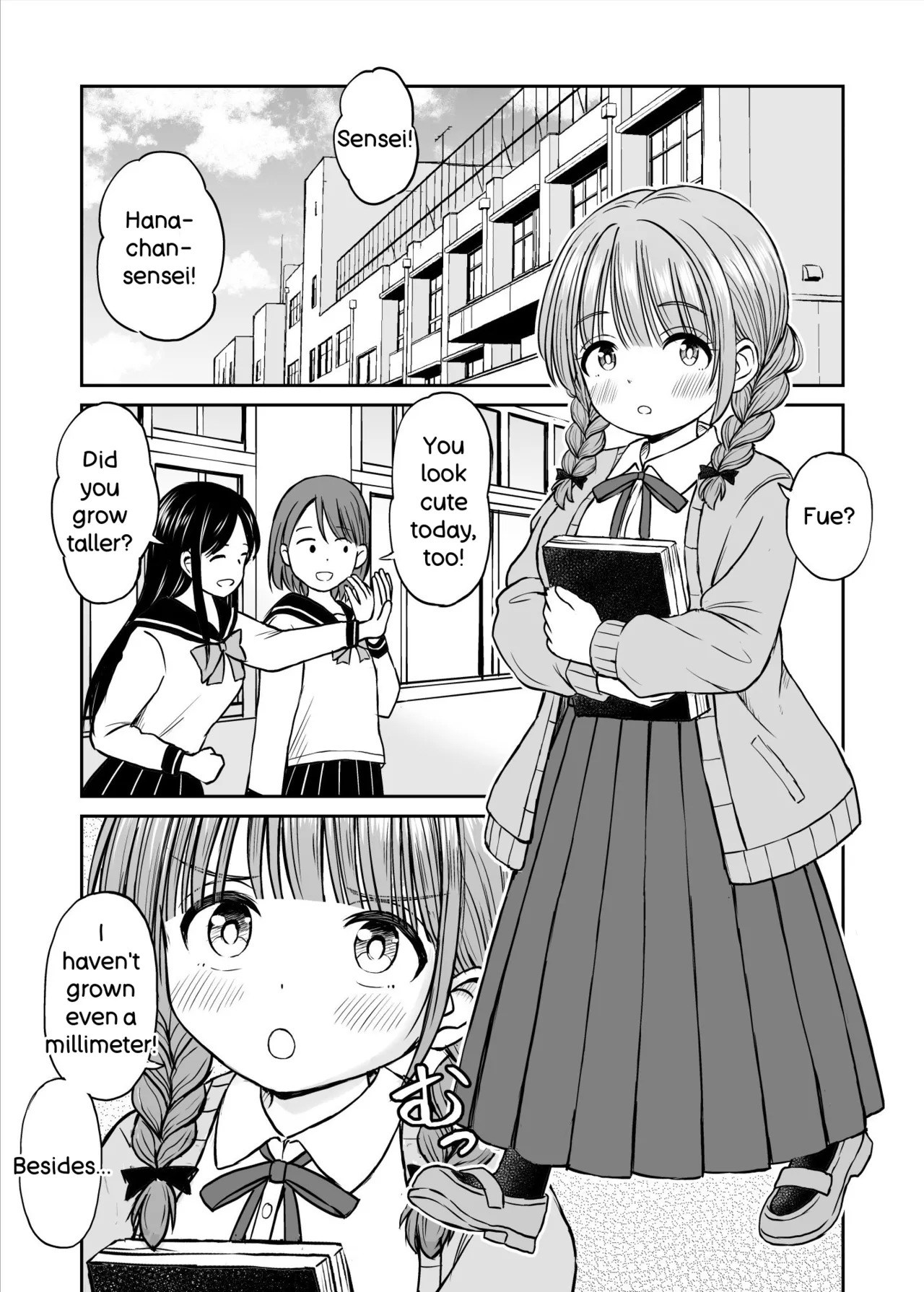 Please Don't Bully Sensei Too Much... ~The Day the Kind, Baby-Faced, Big-Breasted Hanasaki-Sensei’s Heart Broke~ page 3 full