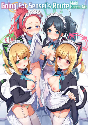 Sensei Kouryaku Game Maid Harem Hen | Going For Sensei's Route Maid harem arc cover