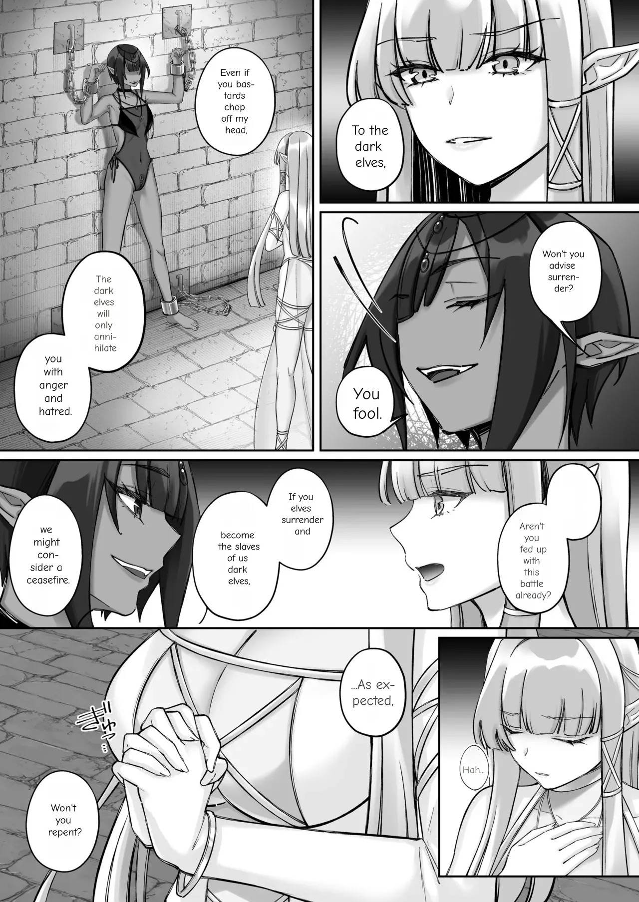 The Fall of the Elves: Imprinting Lewd Marks on Elves and Turning Them into Lesbians page 6 full