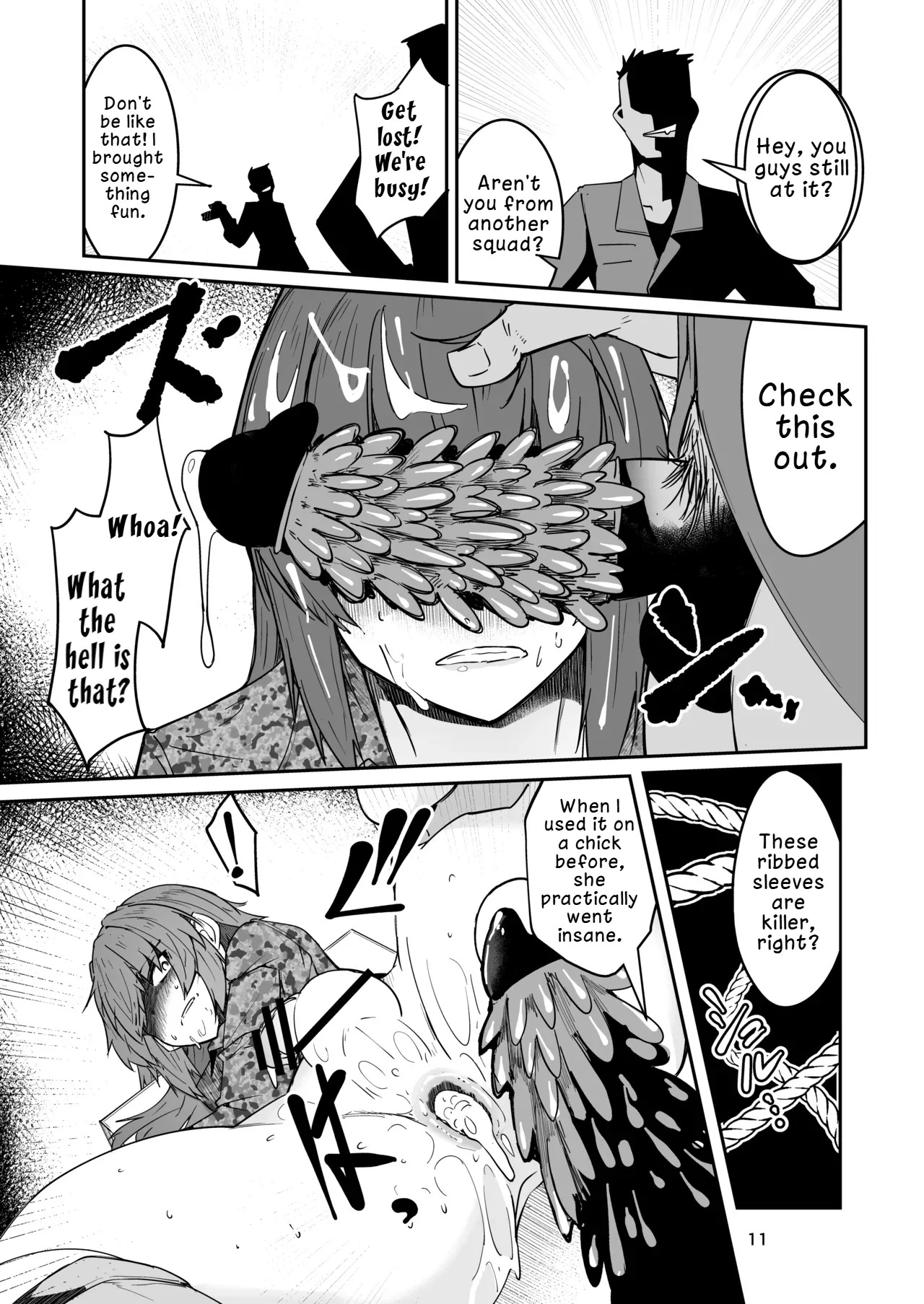 Douryou no 20-dai Dansei ga Horyo ni Natte Ecchi na Goumon o Ukeru Hanashi | The Story of a 20-Something Male Coworker Becoming a Captive and Undergoing Erotic Torture page 10 full