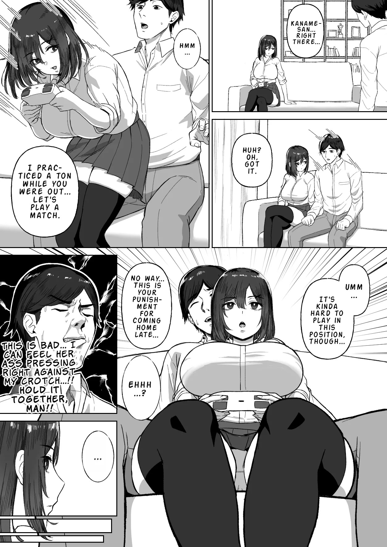 Otonari no Downer Oyako ni Shiboritorareru Hanashi | The Story of Being Squeezed Dry by the Lethargic Mother and Daughter Next Door page 5 full