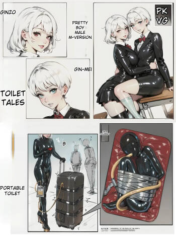 - Toilet Story - Portable Toilet cover