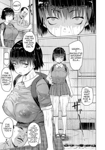 Kaede-chan Seeking shelter from the rain cover