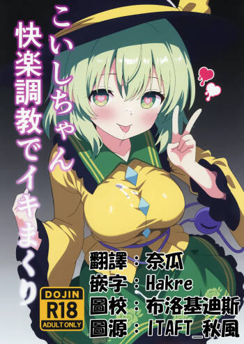 Koishi-chan Kairaku Choukyou de Iki makuri | 沉溺於快樂調教的戀戀 cover