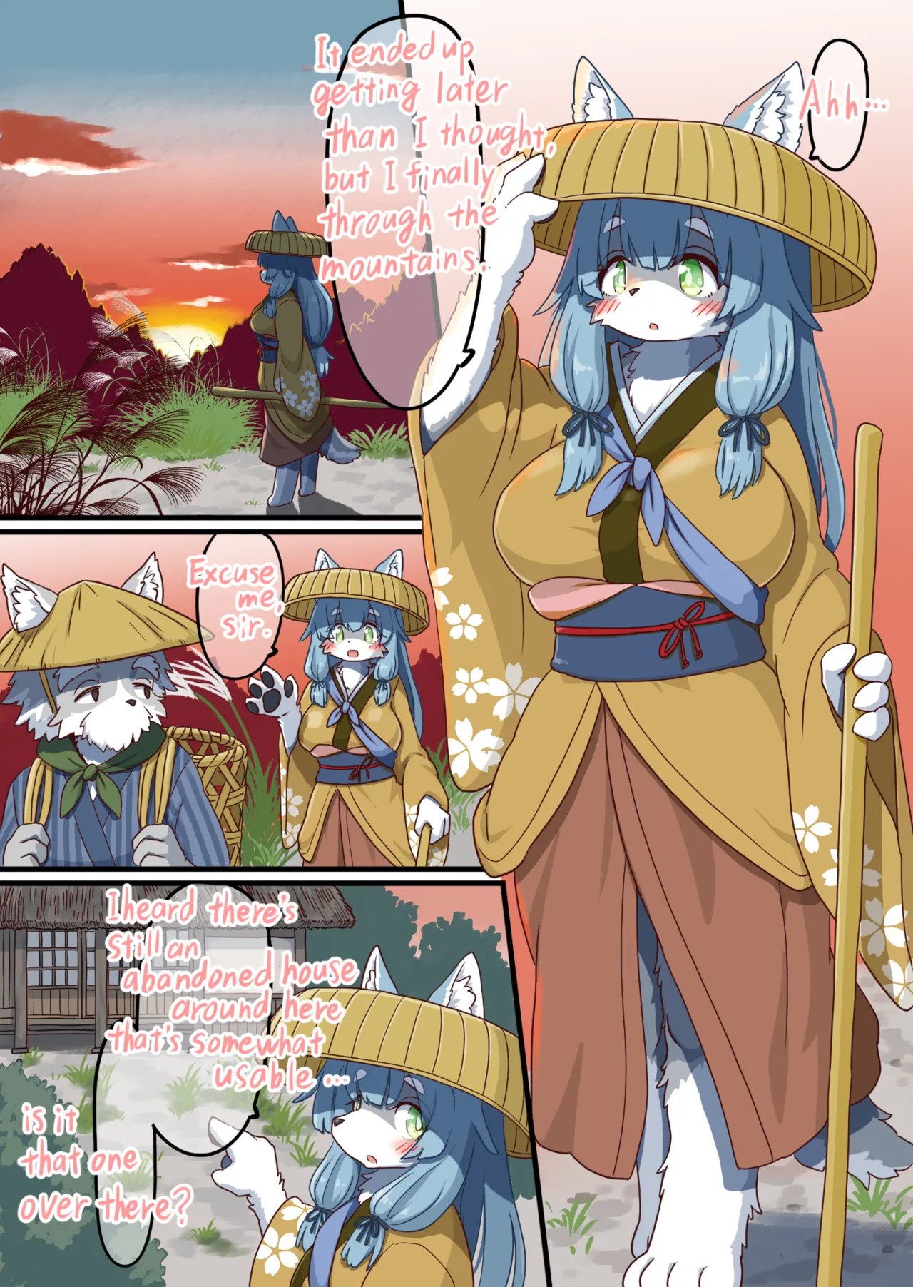 Zashiki-Warashi Being Used as Toys by a Traveler page 3 full