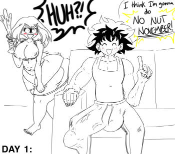 Deku's No Nut November cover