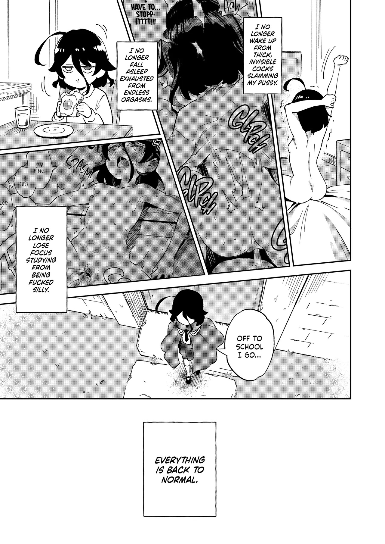 Onaho Uri no Shoujo 2 ~Waruiko to Papa no Eroi Manga~ | THE LITTLE ONAHOLE GIRL 2 Den Lille Pige med Gummikusserne page 4 full